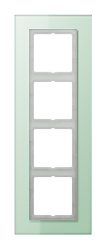 Рамка 4 поста JUNG LS PLUS, светло-зеленый