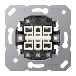 Выключатель A 500, A flow, A 550, A creation, A plus, AS 500, AS 500 Ударопрочная, LS 990, LS plus, LS-design, трехклавишный, без подсветки